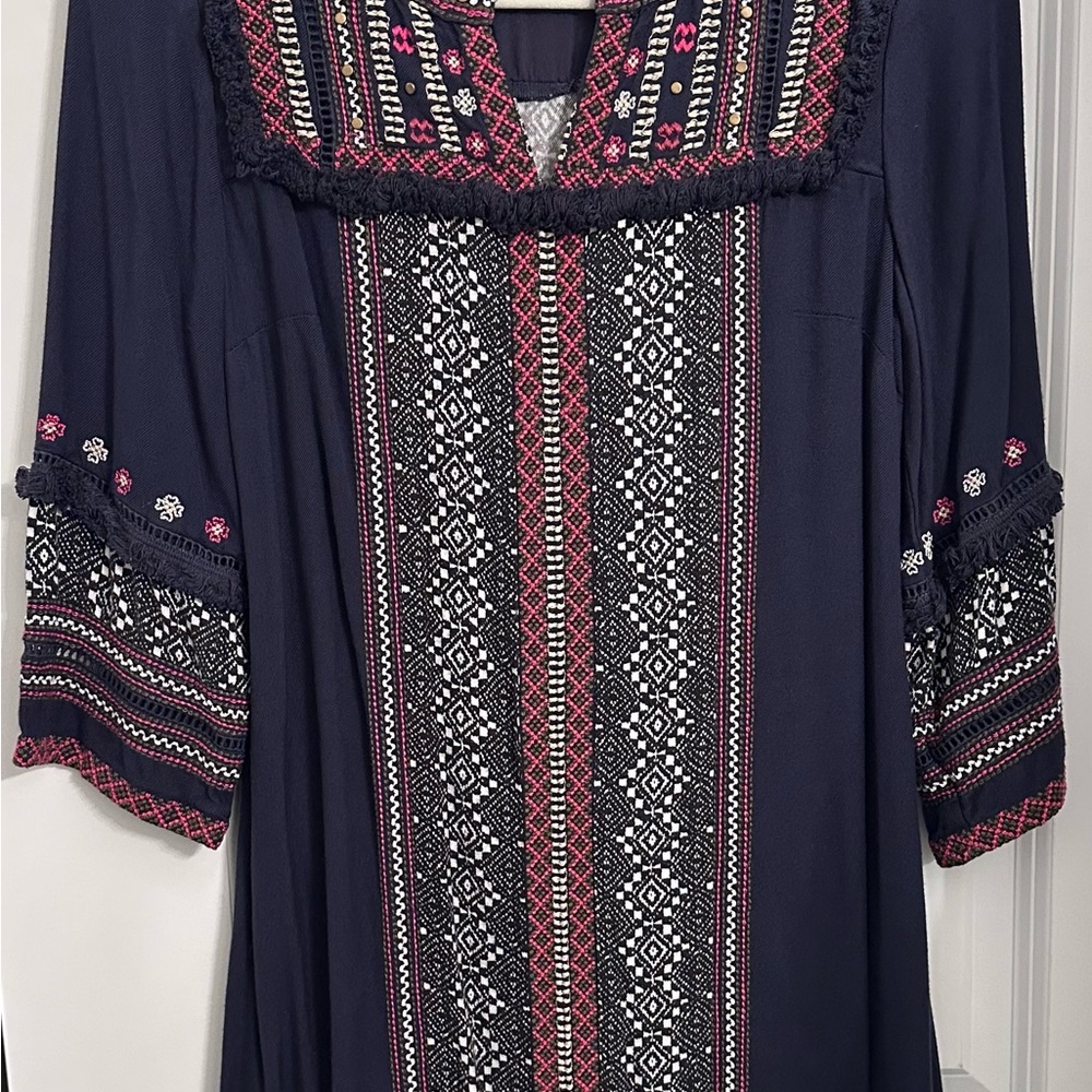 Anthropologie Akemi + Kin Deep Blue Garment